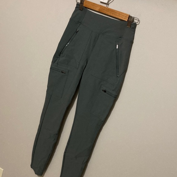 Athleta Women's High-Waisted Joggers, Dark Gray, Size 0 - Picture 2 of 8